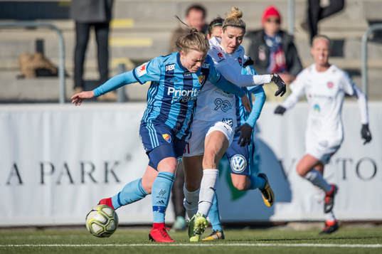Rosengårds Anja Mittag mot Djurgårdens Ingibjörg