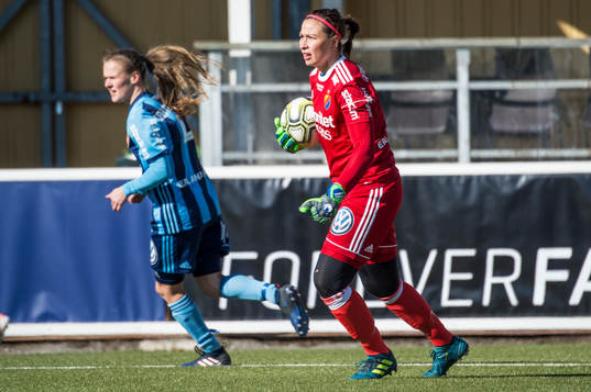 Djurgårdens målvakt Gudbjörg Gunnarsdottir