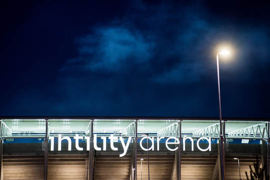 General exterior view of Intility Arena
