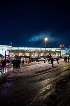 General exterior view of Intility Arena