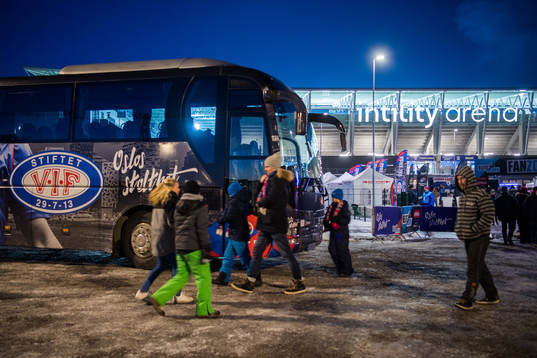 General exterior view of Intility Arena