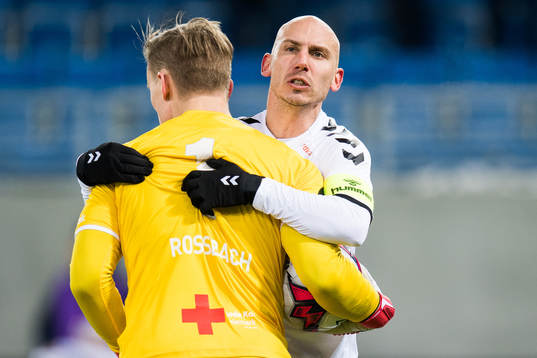 Goalkeeper Sondre Løvseth Rossbach of Odd and Jone