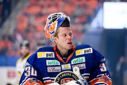 Växjös målvakt Viktor Fasth