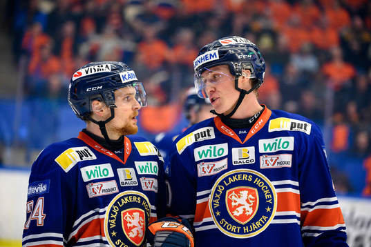 Växjös Brendan Shinnimin och Dennis Rasmussen