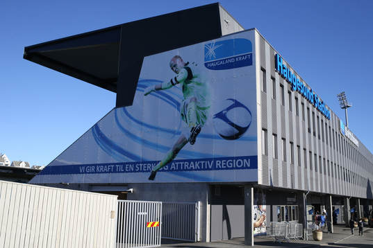 General exterior view of Haugesund stadium
