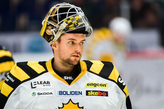 Skellefteås målvakt Gustaf Lindvall