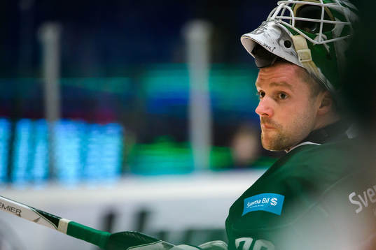 Färjestads målvakt Lars Haugen