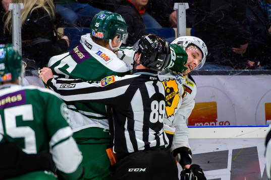 Färjestads Gustav Rydahl och Skellefteås Pontus