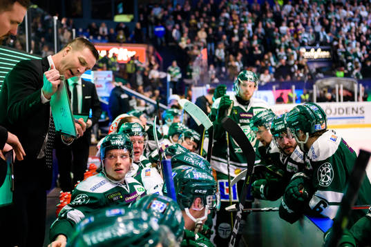 Färjestads tränare Johan Pennerborn