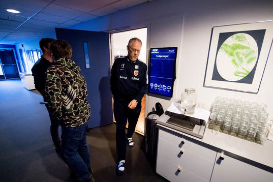 Lars Lagerbäck, head coach of Norway