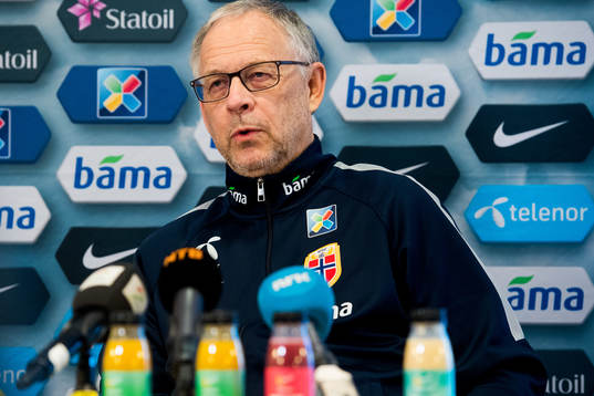 Lars Lagerbäck, head coach of Norway