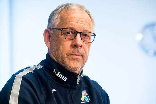 Lars Lagerbäck, head coach of Norway