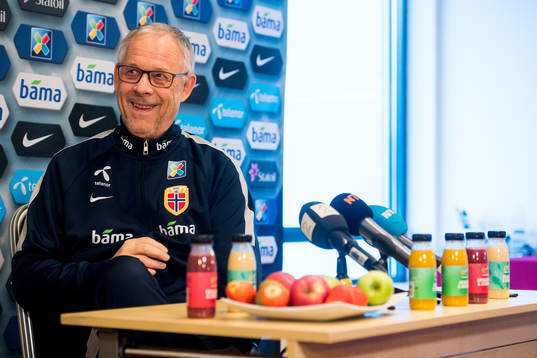 Lars Lagerbäck, head coach of Norway