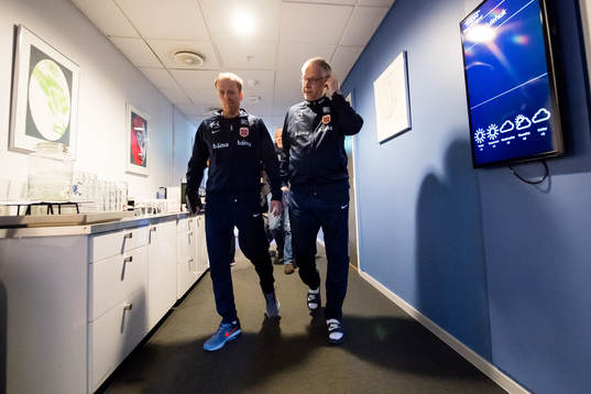 Svein Graff, Head of Communications at NFF, and Lars