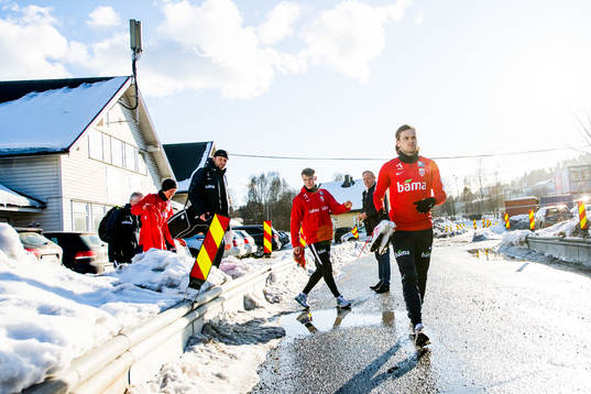 Martin Ødegaard and Iver Fossum of Norway