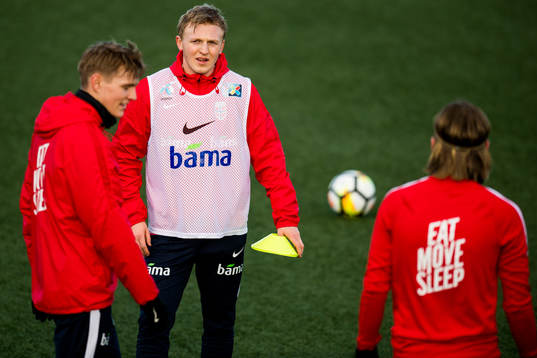 Martin Ødegaard, Mats Møller Dæhli and Iver Fossum of