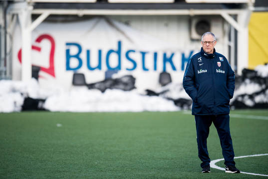 Lars Lagerbäck, head coach of Norway