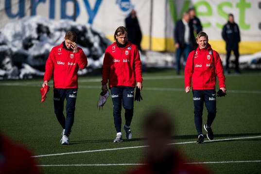 Martin Ødegaard, Iver Fossum and Mats Møller Dæhli of
