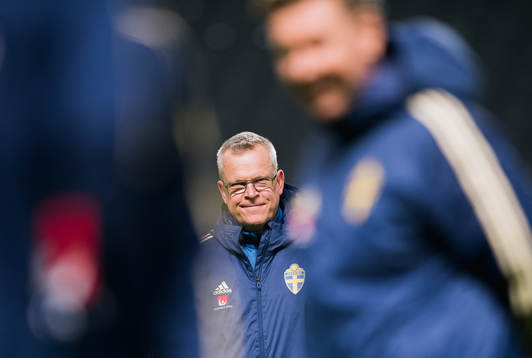 Sveriges förbundskapten Janne Andersson