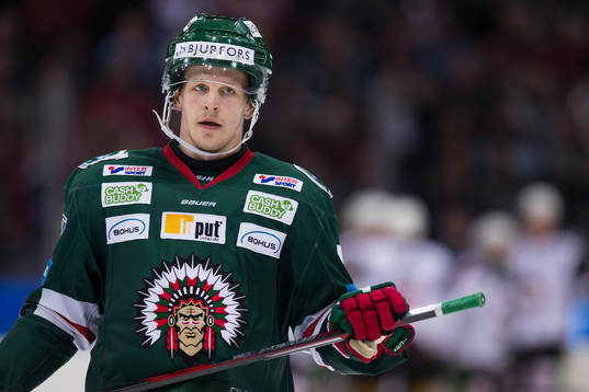 Frölundas Max Friberg deppar