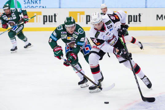Malmö Redhawks Kim Rosdahl och Frölundas Carl Grundström