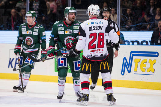 Frölundas Jan Mursak irriterad på Malmö Redhawks Jens