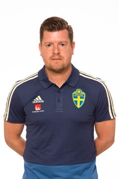 Tränare Jesper Ljung i P18/00-landslaget