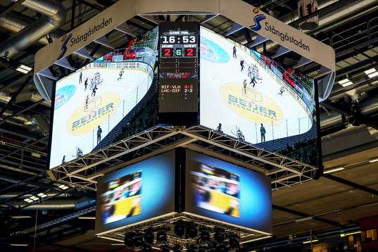Jumbotron visar period sex