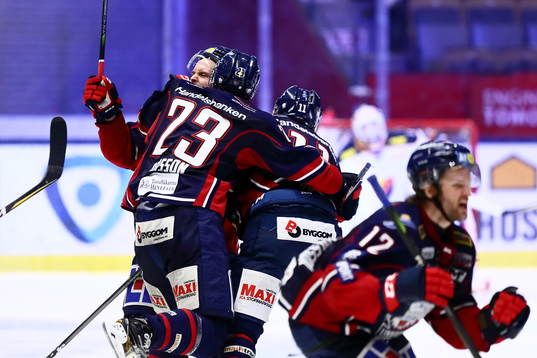 Linköpings Chad Billins, Niklas Persson, Henrik Törnqvist