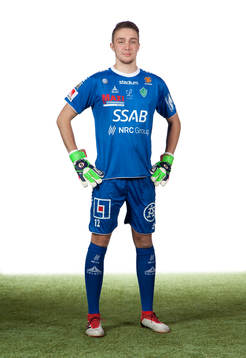 Brages målvakt Filip Roos