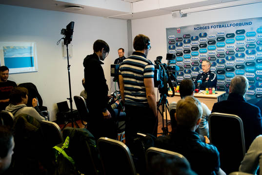 Lars Lagerbäck, head coach of Norway