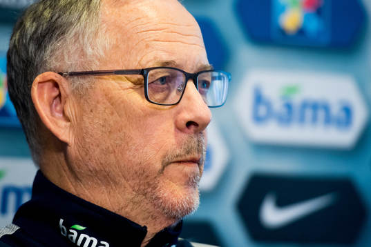 Lars Lagerbäck, head coach of Norway