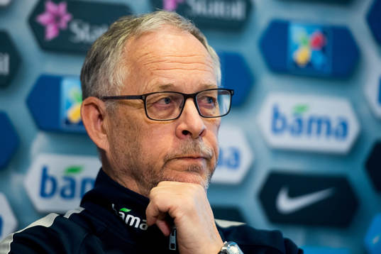 Lars Lagerbäck, head coach of Norway