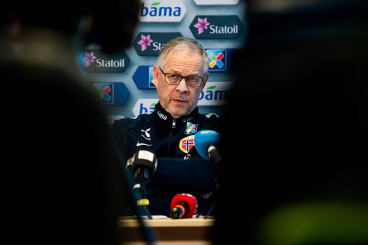 Lars Lagerbäck, head coach of Norway