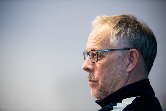 Lars Lagerbäck, head coach of Norway