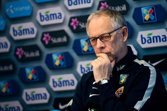 Lars Lagerbäck, head coach of Norway