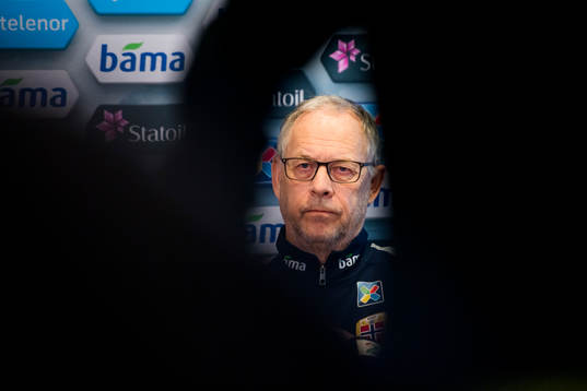 Lars Lagerbäck, head coach of Norway
