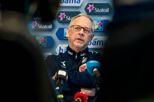 Lars Lagerbäck, head coach of Norway