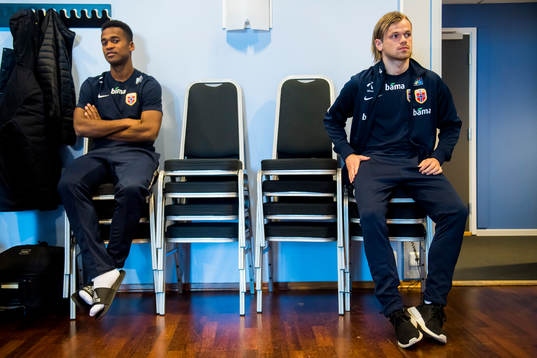 Ola Kamara and Iver Fossum of Norway