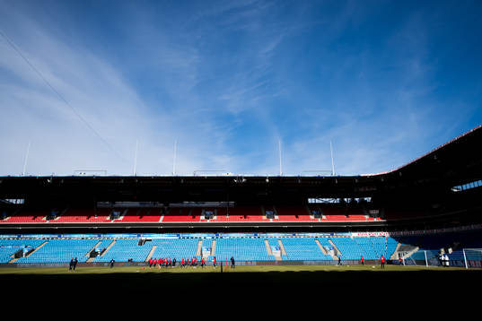General view of Ullevaal Stadion and Team Norway