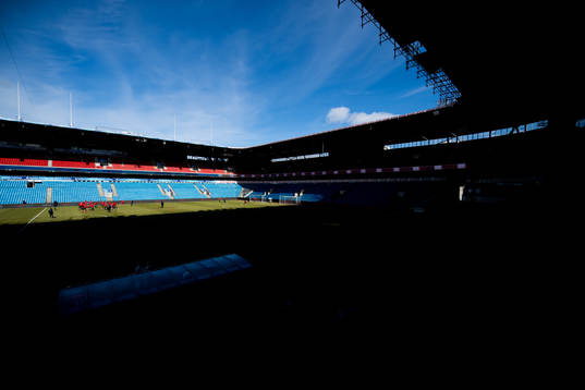 General view of Ullevaal Stadion and Team Norway