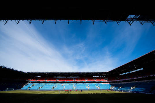 General view of Ullevaal Stadion and Team Norway