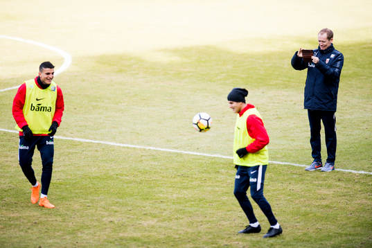 Mohamed Elyounoussi, Tarik Elyounoussi and Svein Graff,