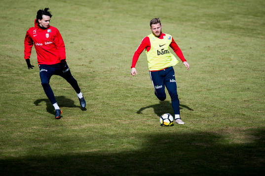 Ole Kristian Selnæs and Fredrik Midtsjø of Norway