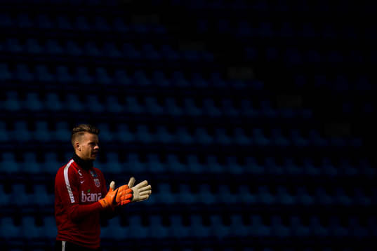 Goalkeeper Ørjan Håskjold Nyland of Norway
