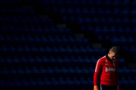 Goalkeeper Ørjan Håskjold Nyland of Norway