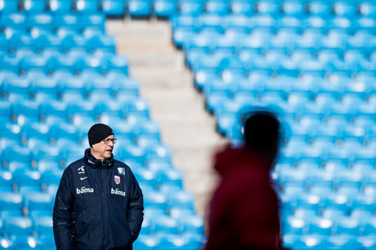 Lars Lagerbäck, head coach of Norway