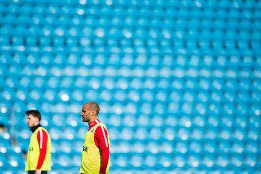 Håvard Nordtveit and Tore Reginiussen of Norway