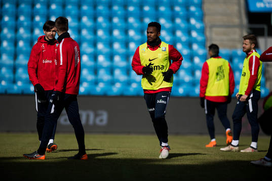 Ole Kristian Selnæs and Ola Kamara of Norway