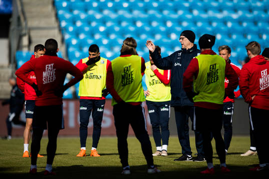 Lars Lagerbäck, head coach of Norway